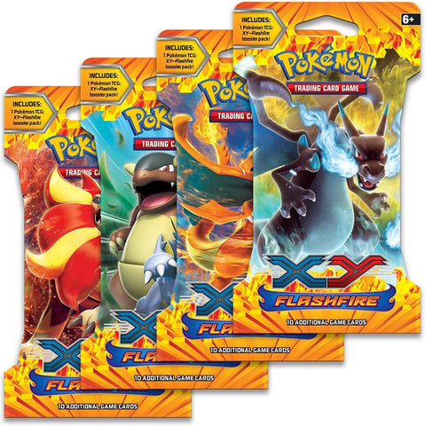 Image for Flashfire Sleeved Booster Pack Art Bundle [Set of 4] - Pokemon
