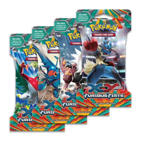 Image for Furious Fists Sleeved Booster Pack Art Bundle [Set of 4] - Pokemon