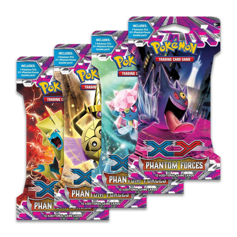 Image for Phantom Forces Sleeved Booster Pack Art Bundle [Set of 4] - Pokemon