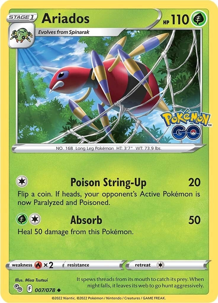 Image for Ariados (007/078) (Pokemon GO) - Pokemon