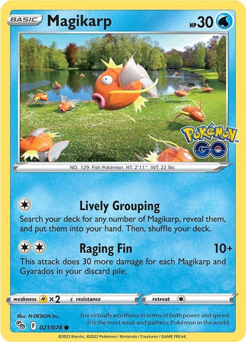 Image for Magikarp (021/078) (Pokemon GO) - Pokemon