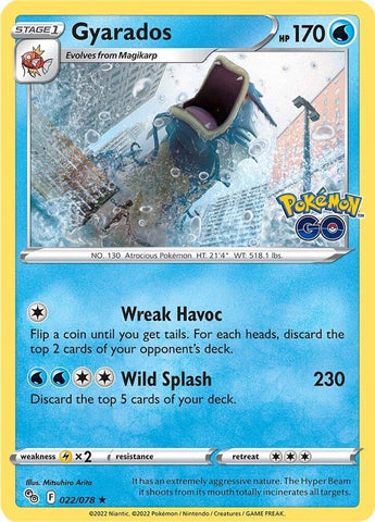 Image for Gyarados (022/078) (Pokemon GO) - Pokemon