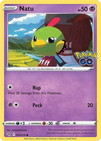 Image for Natu (032/078) (Pokemon GO) - Pokemon