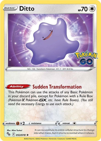 Image for Ditto (053/078) (Pokemon GO) - Pokemon