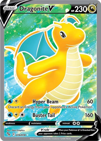 Image for Dragonite V (Full Art) (076/078) (Pokemon GO) - Pokemon