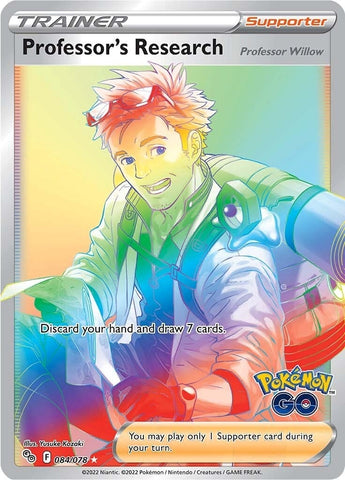 Image for Professor's Research (Secret) (084/078) (Pokemon GO) - Pokemon