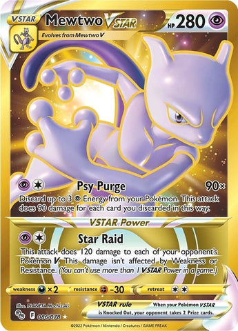 Image for Mewtwo VSTAR (86) (Secret) (086/078) (Pokemon GO) - Pokemon