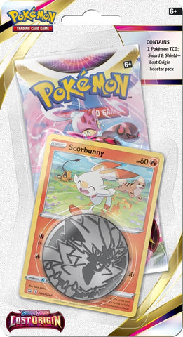 Image for Lost Origin Single Pack Blister [Scorbunny] - Pokemon
