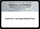 Image for Code Card - Lost Origin Booster Pack (SWSH11: Lost Origin) - Pokemon