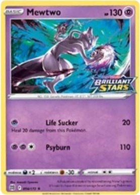Mewtwo - 056/172 (Brilliant Stars Stamped) (056/172) (Miscellaneous Cards & Products) Pokemon