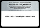 Image for Code Card - Corviknight V Battle Deck (Miscellaneous Cards & Products) (MCAP) - Pokemon