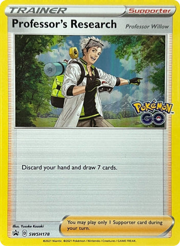 Professor's Research - SWSH178 (SWSH178) (SWSH: Sword & Shield Promo Cards) (SWSD) Pokemon