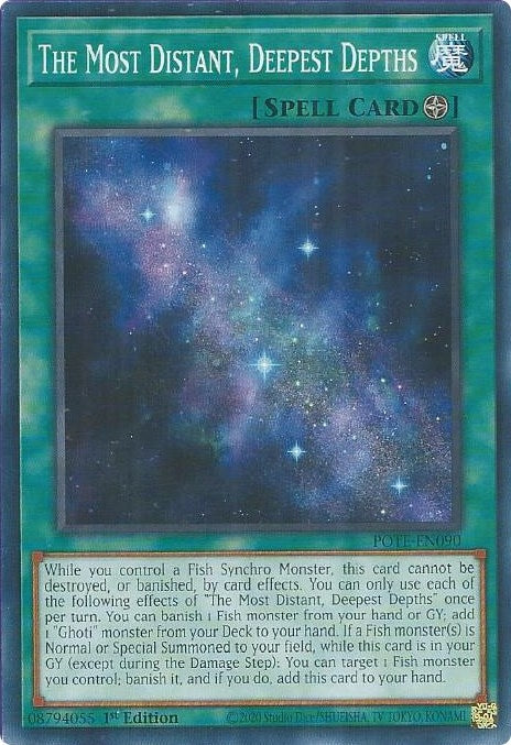 The Most Distant, Deepest Depths (POTE-EN090) (Power of the Elements) YuGiOh