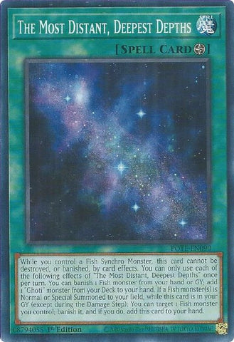 The Most Distant, Deepest Depths (POTE-EN090) (Power of the Elements) YuGiOh