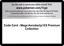 Image for Code Card - Mega Aerodactyl EX Premium Collection (XY - BREAKthrough) (BKT) - Pokemon