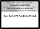 Image for Code Card - XY 3 Pack Blister [Yveltal] (XY - BREAKthrough) (BKT) - Pokemon