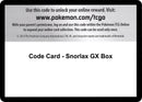 Image for Code Card - Snorlax GX Box (XY - Evolutions) (EVO) - Pokemon