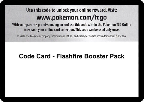 Image for Code Card - Flashfire Booster Pack (XY - Flashfire) - Pokemon