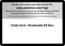 Image for Code Card - Krookodile EX Box (XY - Flashfire) - Pokemon