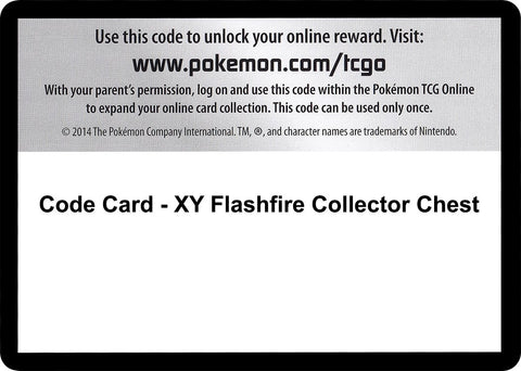 Image for Code Card - XY Flashfire Collector Chest (XY - Flashfire) - Pokemon