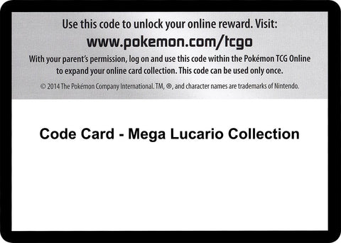 Image for Code Card - Mega Lucario Collection (XY - Furious Fists) - Pokemon