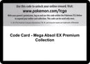 Image for Code Card - Mega Absol EX Premium Collection (XY - Roaring Skies) (ROS) - Pokemon