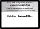 Image for Code Card - Rayquaza EX Box (XY - Roaring Skies) (ROS) - Pokemon
