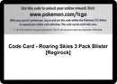 Image for Code Card - Roaring Skies 3 Pack Blister [Regirock] (XY - Roaring Skies) (ROS) - Pokemon