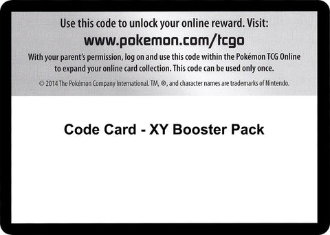 Image for Code Card - XY Booster Pack (XY Base Set) - Pokemon