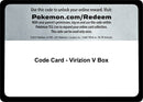 Image for Code Card - Virizion V Box (Miscellaneous Cards & Products) (MCAP) - Pokemon