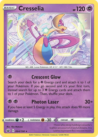 Image for Cresselia (064/198) - Pokemon