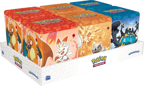Image for Pokemon Stacking Tins: Fighting-Fire-Darkness Display - Pokemon