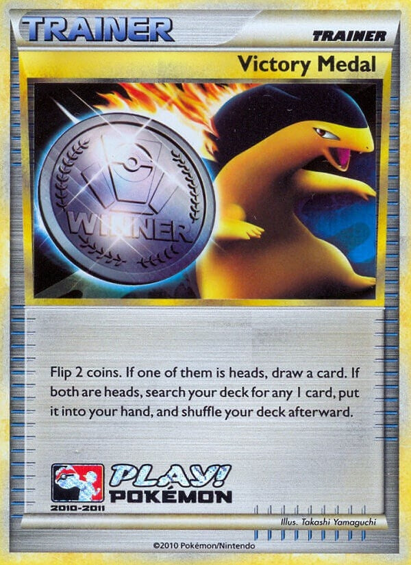 Image for Victory Medal - 2010-2011 (Battle Road Autumn) (League & Championship Cards) (PR) - Pokemon