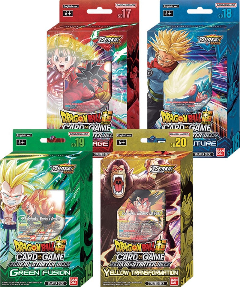Image for Dawn of the Z-Legends Starter Decks [Set of 4] - Dragon Ball Super: Masters