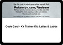 Image for Code Card - XY Trainer Kit: Latias & Latios (XY Trainer Kit: Latias & Latios) (PR) - Pokemon
