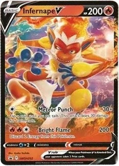 Infernape V - SWSH252 (SWSH252) (SWSH: Sword & Shield Promo Cards) Pokemon