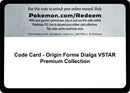 Image for Code Card - Origin Forme Dialga VSTAR Premium Collection (SWSH11: Lost Origin) - Pokemon