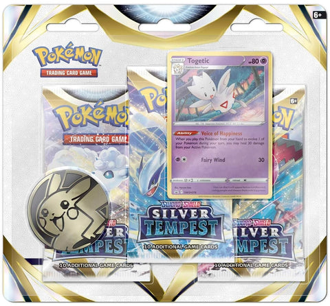 Image for Silver Tempest 3 Pack Blister [Togetic] - Pokemon