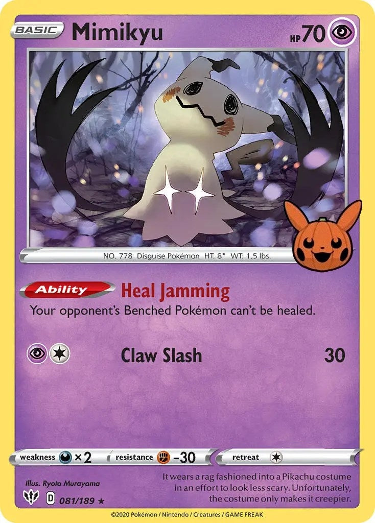 Image for Mimikyu (081/189) (Trick or Trade BOOster Bundle) (TTBB) - Pokemon