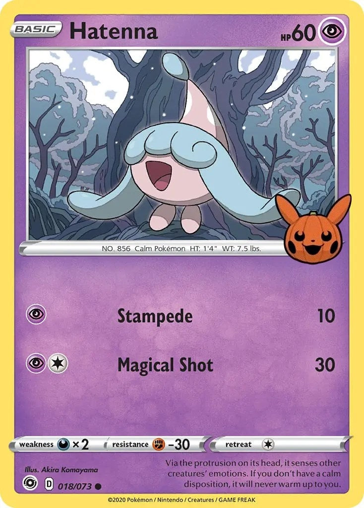 Image for Hatenna (018/073) (Trick or Trade BOOster Bundle) (TTBB) - Pokemon