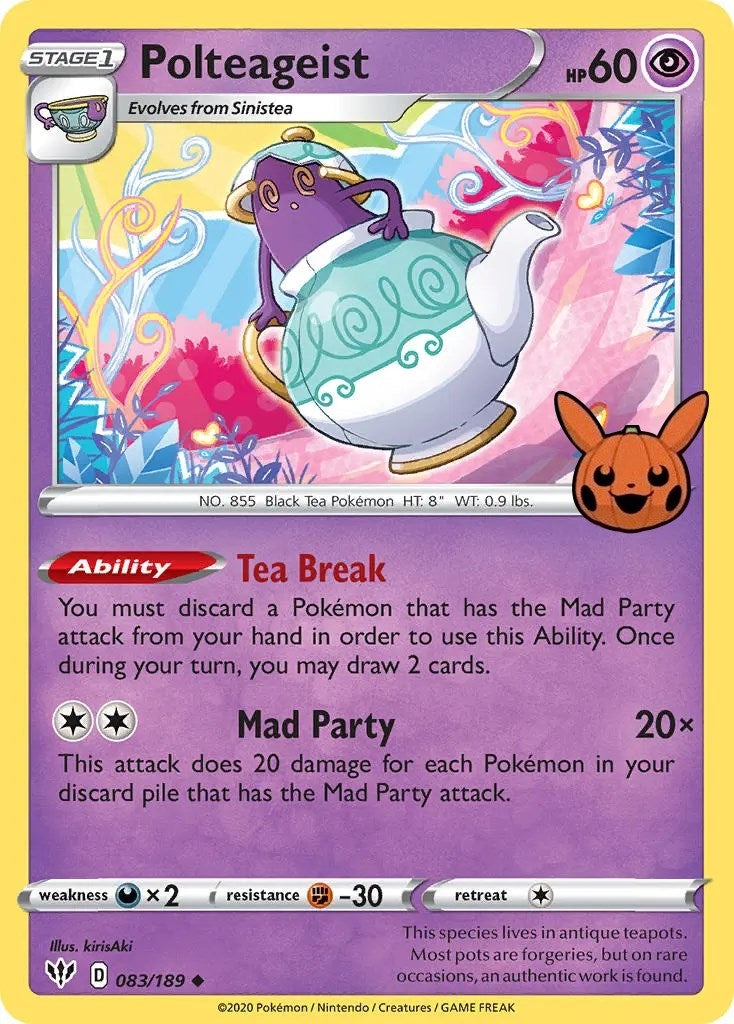 Polteageist (083/189) (Trick or Trade BOOster Bundle) Pokemon