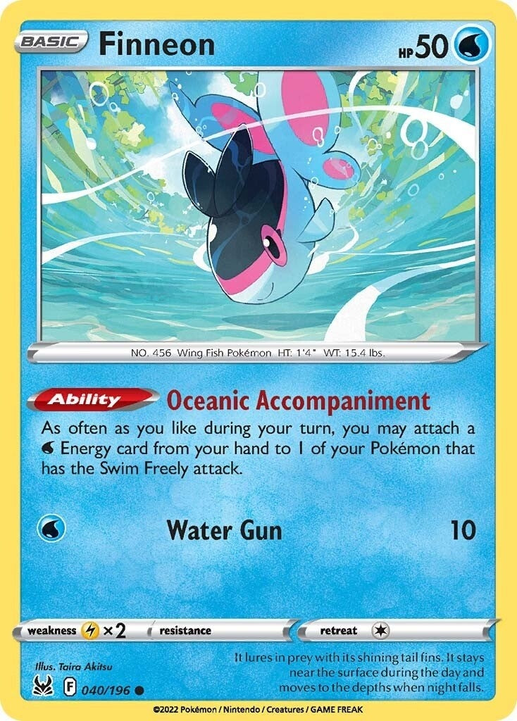 Image for Finneon (040/196) (SWSH11: Lost Origin) - Pokemon