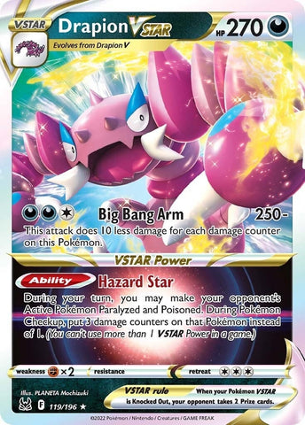 Image for Drapion VSTAR (119/196) (SWSH11: Lost Origin) - Pokemon