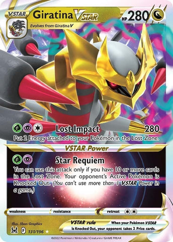 Giratina VSTAR (131/196) (SWSH11: Lost Origin) Pokemon