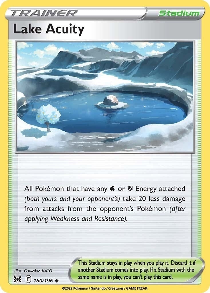 Image for Lake Acuity (160/196) (SWSH11: Lost Origin) (SWSH11) - Pokemon