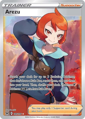 Arezu (Full Art) (189/196) (SWSH11: Lost Origin) (SWSH11) Pokemon