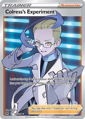 Colress's Experiment (Full Art) (190/196) (SWSH11: Lost Origin) (SWSH11) Pokemon