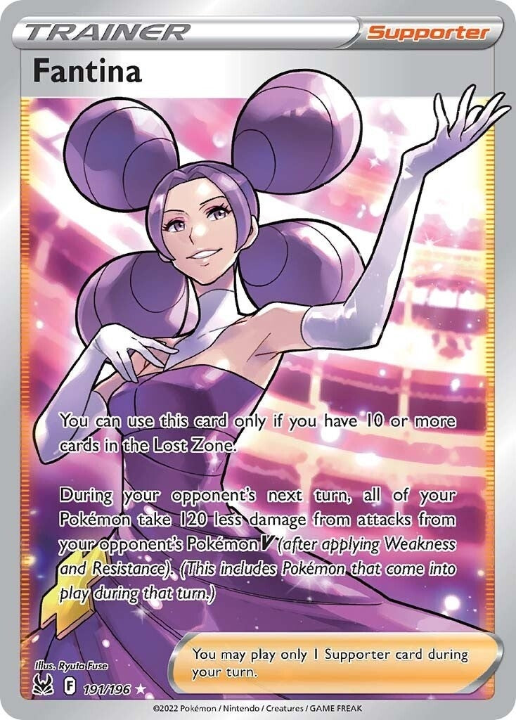 Fantina (Full Art) (191/196) (SWSH11: Lost Origin) (SWSH11) Pokemon