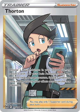 Thorton (Full Art) (195/196) (SWSH11: Lost Origin) Pokemon