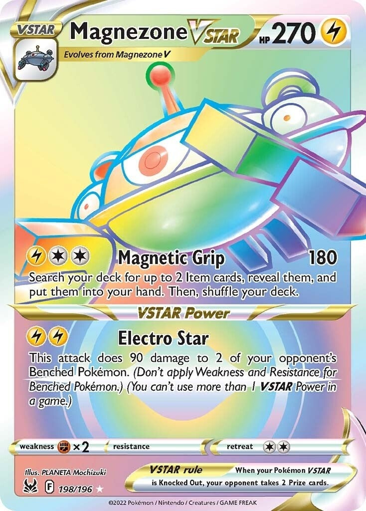 Magnezone VSTAR (Secret) (198/196) (SWSH11: Lost Origin) Pokemon
